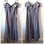 XScape 3350X Off The Shoulder Gown Iridescent Glitter 20W Photo 5