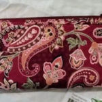 Vera Bradley  Travel Organizer/Wallet in Piccadilly Plum Pattern (Fall 2005) Photo 0