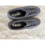 Keds  Women's Gray Suede Platform Sneakers‎ Slip On Lace Up Size 8 New Photo 6