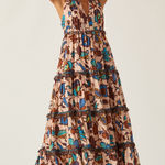 Anthropologie Love The Label Boho Printed Maxi Dress Photo 0
