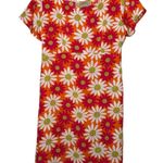 American Vintage vintage Y2K 2000s retro Daisy Orange and pink floral mini dress mini large Photo 1
