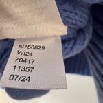 Loft  Cornflower Blue Pullover Pullover Cable Knit Sweater Women's S New With Tag Photo 8