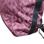 Kanana Project Burgundy Nylon Backpack Tote Bag Geometric Travel Large 14” x 17” Purple Photo 4
