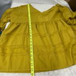 My Beloved NWT  WOMEN'S YELLOW mustard TOP Medium see measurements Photo 5