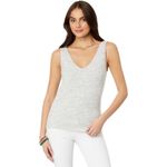 Lilly Pulitzer Davison Sweater Tank Womens Large Gray V Neck Knit Sleeveless Photo 2