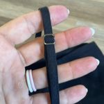 Jason Wu  Linen blend Beaded Fringe Shell Crop Top Black Size 10 NWT Fun Lined Photo 5