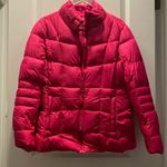 Faded Glory Pink Puffer Zip Up Jacketet Size S 6 Women's - Teens 12-14. Photo 0