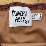 Princess Polly HARLAN RUCHED MINI DRESS BROWN TIGER PRINT SIZE 0 Photo 6