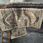 Abercrombie & Fitch Y2K Vtg Dip Dye High Rise Cut Off Denim Shorts 8 Distressed Photo 1