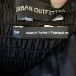 Urban Outfitters Bella Tie Crop Top Tank Spaghetti Strap Shirred Black Small Photo 2