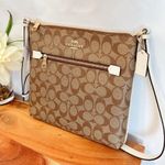 Coach NWT Rowan File Bag In Signature Canvas Photo 1