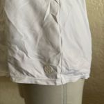 Lilly Pulitzer Luxletic Martina UPF 50+ White Ruffle Polo Tank Top Medium Photo 5