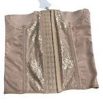TAIHONGGUAN Corset Girdle Body Cincher Body Shaper Tummy Slimming Size 2XL New Tan Photo 0