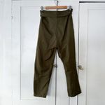 Lulus | Leo Olive Green Paperbag Tie-Waist Cropped Pants in Green Photo 5