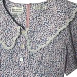 Karin Stevens NWT  90s Floral Maxi Dress 14 Gunne Sax Style Dusty Rose&Periwinkle Photo 3