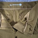 Betabrand  Mustard Dot Cigarette Skinny Yoga Dress‎ Pants Size Small Zip leg Hem Photo 3