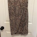 Rebecca Taylor Sleeveless Leopard Midi Dress Photo 1