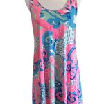 Lilly Pulitzer Melle Trapeze Dress XS Coral Reef I'm So Jelly Photo 0