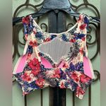 PINK - Victoria's Secret Pink Victorias Secrets floral lace high neck bralette Photo 2
