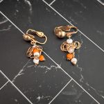 Vintage Clip On Earrings 1 & 1/8" Dainty & Light Photo 1