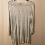 Bandolino NWT Womens  Light Green Daniella Peasant Style Roll Tab Shirt Sz Medium Photo 2