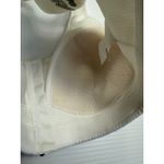 Saucony Zip Front Impact Sports Bra White Racerback Activewear Size 34DD Photo 4