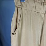 Shinestar Shinesdar L Women's Tan Joggers Lightweight Drawstring Waist Casual Pants Photo 1