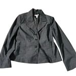 Charter Club  Women's size 10 Dark Blue 3 button Blazer Photo 0