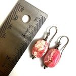 Sterling silver rhodochrosite drop earrings Photo 7