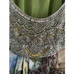Malvin Women's Green Embellished Cottagecore Top‎ EU36 Germany Goblincore Size 6 Photo 3