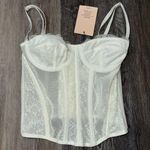 SheIn White Lace Corset By Bae - Size XS Photo 0