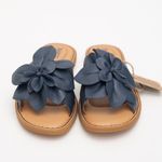 Born Azalea Leather Floral Sandal Blue Size 7 Photo 1