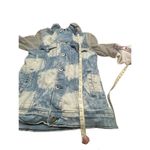 Track 23 Womans distressed Hoodie denim jacket Sz M Blue Size M Photo 5