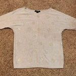 White House | Black Market WHBM Grey Sweater Used Details Womens S Used 3/4 Sleeve Pullover Photo 5