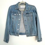 Calvin Klein Jeans Calvin Klein Denim Trucker Jacket Lyon Blue‎ Logo Size Small Photo 0