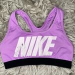 Nike  dri fit purple athletic racerback sports bra women's size XS Photo 0