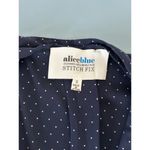 Alice Blue  for Stitch Fix womens sleeveless button down blouse blue size S Photo 4