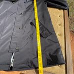Saphirose Trench Black Windbreaker Jacket | Outdoor Raincoat Coat Small Photo 8