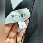 Reiss NWT  Salvia Knit Body-Con Black Dress Large Photo 7