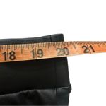 Torrid Black Pleather Vegan Leather Leggings Lace Trim Ankle Size 3 Photo 2