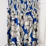 Farm Rio Floral Strapless Smocked Ruffle Mini Dress, Size S Photo 8