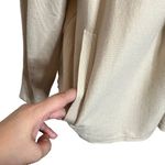 Theory  Easy Open Front Cardigan Stretch Viscose Women’s Size P Beige Long Sleeve Photo 7