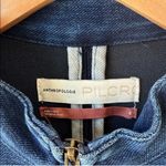 Anthropologie Pilcro  Anita Denim Jacket Cropped Stretchy Knit Photo 7
