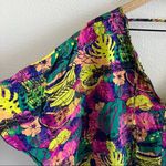 Taravana Abstract Art Tropical Vacation Romper Playsuit S/M Size M Photo 3