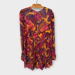 Farm Rio  Fruit Dream Long-Sleeve Mini Dress Size Medium Photo 8