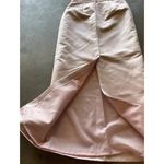 Vintage Pinky & Me Skirt Womens Size 4 Pink Formal Satin Long Maxi Lined Back Photo 8