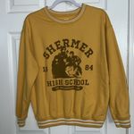 The Breakfast Club Shermer HighSchool 1984 Yellow Sweatshirt Size Medium Photo 1