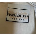 Napa Valley Petites linen blend embroidery and beaded blouse Size M Photo 4