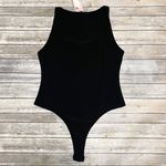 Boohoo Black Sleeveless Scoop Neck Plus Double Slinky Bodysuit NWT 14 RUNS SMALL Photo 4