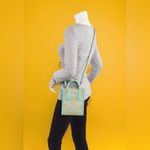 Gucci Monogram Jumbo GG Supreme Dollar Logo Pepper Mint Calfskin Mini Tote Bag Photo 4